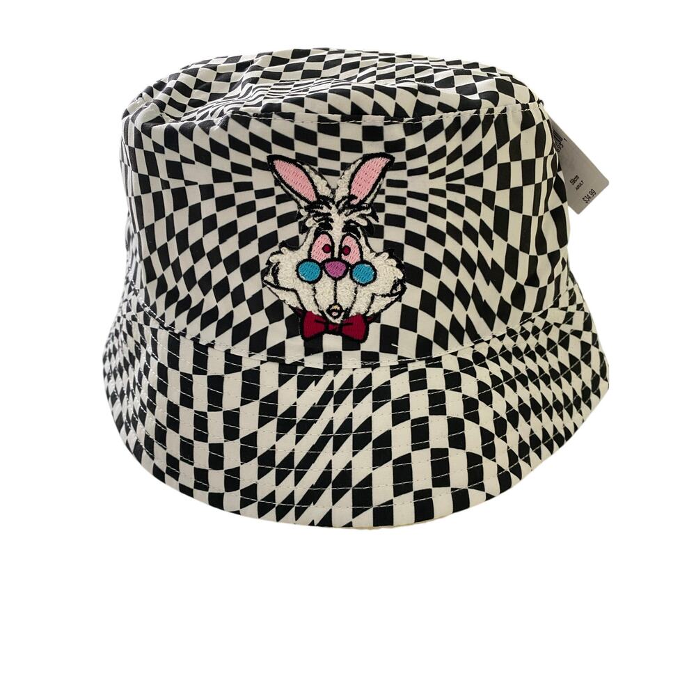 Disney Parks Alice In Wonderland White Rabbit Bucket Hat